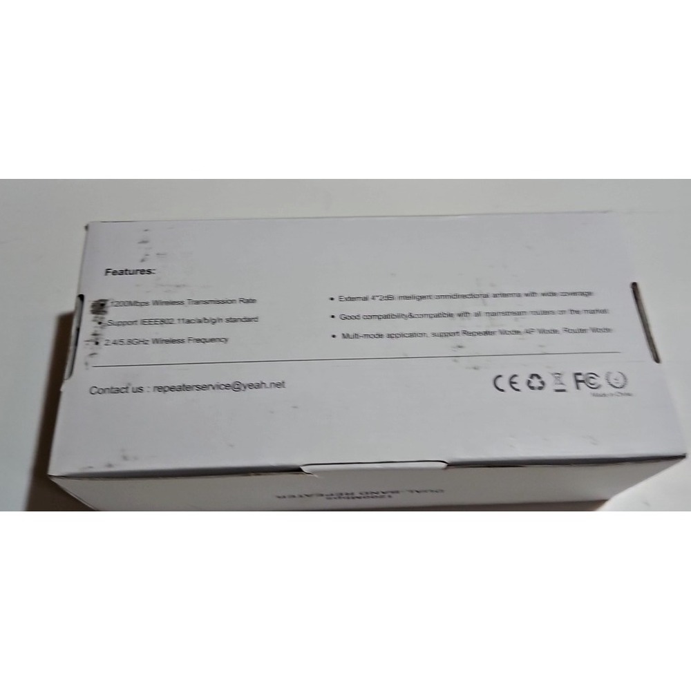 *NEW 200 Mbps Dual-Band Repeater WiFi-754AC High Speed Booster Wide Coverage NIB - Picture 15 of 15